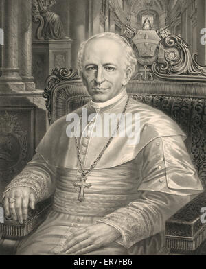 His holiness Pope Leo XIII Stock Photo