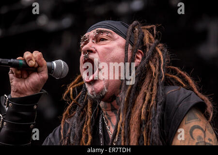 Columbus, Ohio, USA. 16th May, 2015. MINISTRY performs on day two of the 2015 Rock On The Range Festival at Maphre Stadium in Columbus Ohio on May 16th 2015 © Marc Nader/ZUMA Wire/Alamy Live News Stock Photo
