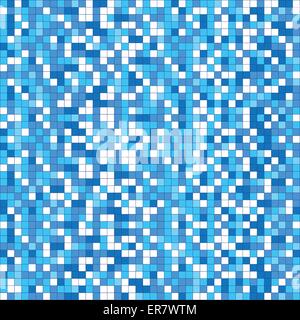 Vector illustration of blue tiles background concept Stock Vector