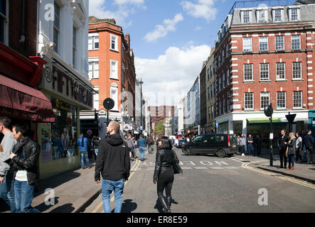 London Soho - Old Compton Street in London's Soho entertainment ...