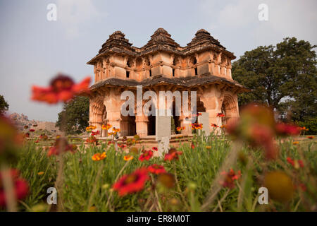 Lotus Mahal in  Hampi, Karnataka, India, Asia Stock Photo
