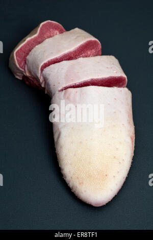 Raw Ox Tongue Stock Photo