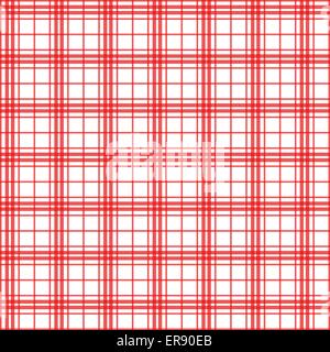 Vector illustration of red plaid background concept Stock Vector