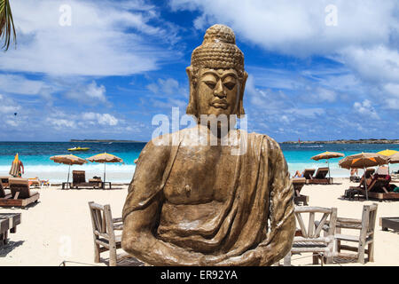 Orient Bay or Orient Beach, French St. Maarten Stock Photo - Alamy