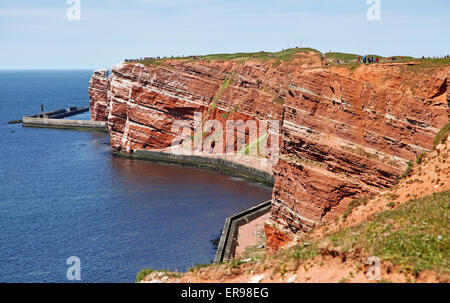 on famous Island Helgoland, Germany Stock Photo