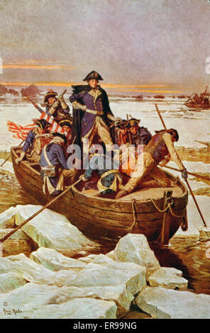 Washington Crossing the Delaware Stock Photo, Royalty Free Image ...