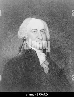 John Adams, second president of the United States of America Stock Photo