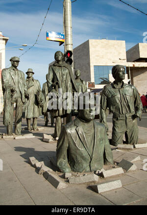 Image showcasing Monument to the Anonymous Pedestrians by Jerzy Kalina, Wroclaw, Poland ...