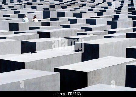 Memorial to the Murdered Jews of Europe, Berlin, Germany, Europe Stock Photo