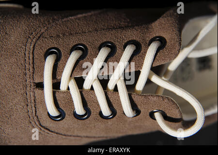 Mens lace up fashion summer shoes from M&S Marks & Spencer departmet store UK Stock Photo