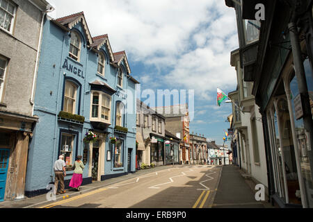 Wales, Carmarthenshire, Llandeilo, Rhosmaen Street Stock Photo