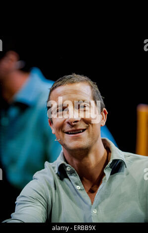 Hay on Wye, UK. Sunday 31 May 2015 Pictured: Bear Grylls  RE: The Hay Festival takes place in Hay on Wye, Powys, Wales, UK Credit:  D Legakis/Alamy Live News Stock Photo