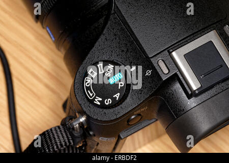 A Sony Cybershot DSC-RX10 Digital Still Camera. Stock Photo