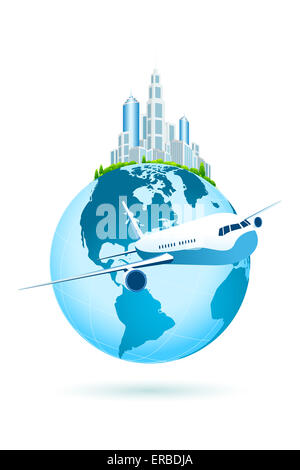 airbus isolated on white background 3d illustration Stock Photo - Alamy