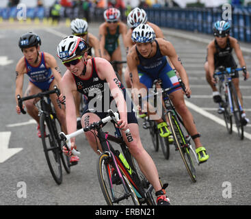 London, UK. 31st May, 2015. Vitality World Triathlon London. Non Stanford in action Credit:  Action Plus Sports/Alamy Live News Stock Photo