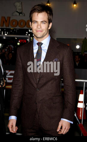 Chris Pine at the Los Angeles premiere of 'Unstoppable' held at the Regency Village Theatre in Westwood on October 26, 2010. Stock Photo