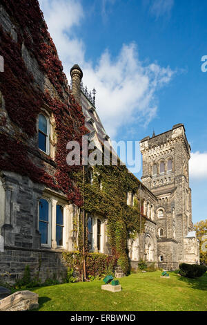 Old buildings in University of Toronto, early fall Stock Photo