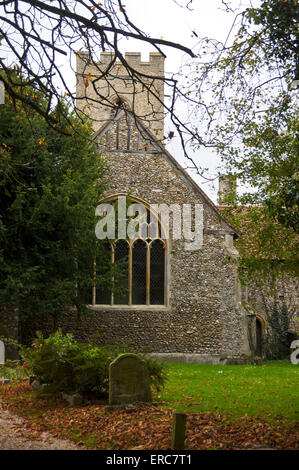 St. Martin's church, White Roding, Essex, England Stock Photo