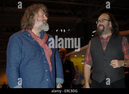 'The Hairy Bikers,' Simon King and David Myers open the 'BBC Good Food Show Winter 2014' at NEC Birmingham  Featuring: Simon King, David Myers, The Hairy Bikers Where: Birmingham, United Kingdom When: 27 Nov 2014 Credit: Anthony Stanley/WENN.com Stock Photo