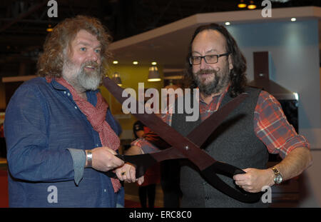 'The Hairy Bikers,' Simon King and David Myers open the 'BBC Good Food Show Winter 2014' at NEC Birmingham  Featuring: Simon King, David Myers, The Hairy Bikers Where: Birmingham, United Kingdom When: 27 Nov 2014 Credit: Anthony Stanley/WENN.com Stock Photo