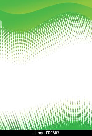 Vector illustration of green abstract vertical background Stock Vector