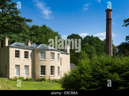 UK, England, Cheshire, Styal, Quarry Bank house, home to mill owner Samuel Greg Stock Photo
