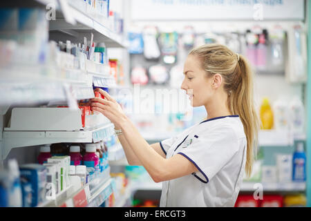 Previously known as the Co-operative Pharmacy Well Pharmacy at Gorse Stacks Integrated Care Centre, Delamere Street, Chester.  S Stock Photo