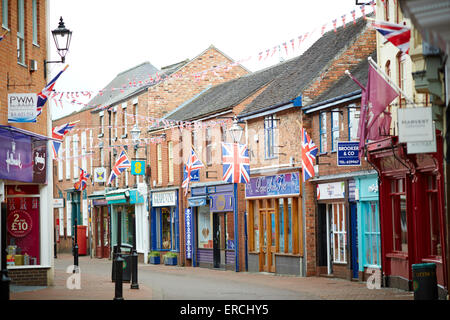 Nantwich is a market town and civil parish in the Borough of Cheshire East and the county of Cheshire, England   Nantwich has th Stock Photo