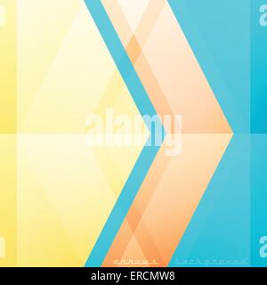 abstract background with orange arrow over textured paper. vector material design Stock Vector