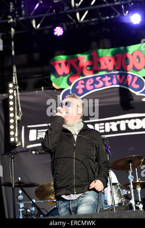 The Undertones at the Wychwood Music festival2015 in Cheltenham Gloucestershire England Stock Photo