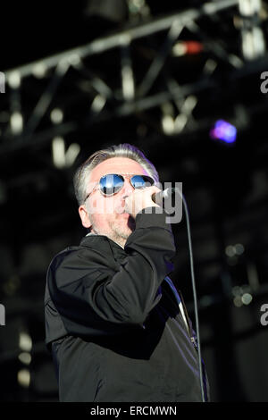 The Undertones at the Wychwood Music festival2015 in Cheltenham Gloucestershire England Stock Photo