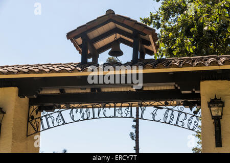 entrance sign, Concha y Toro vineyard, near Santiago, Chile Stock Photo