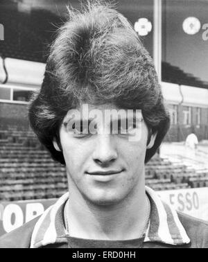 David Evans, Aston Villa Football Player, Photo-call at Villa Park, 19th August 1976. Stock Photo