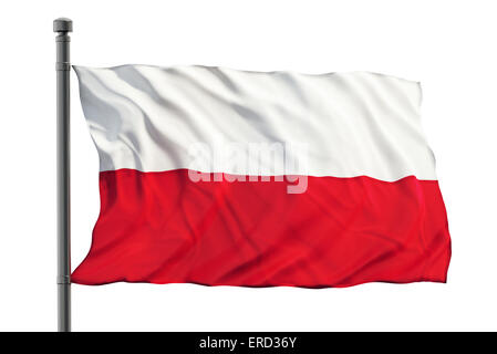 3D Polish flag Stock Photo - Alamy