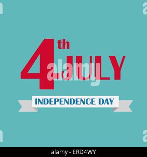 Independence Day Poster Vector Illustration Stock Vector