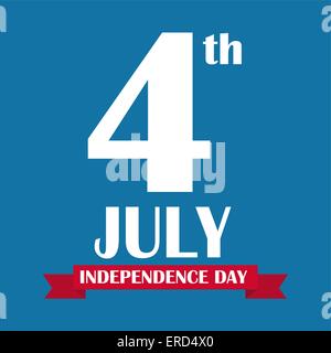 Independence Day Poster Vector Illustration Stock Vector