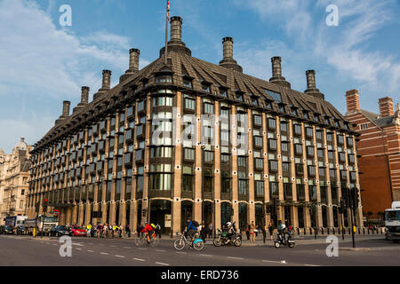 UK, England, London.  Portcullis House, Parliament Offices and Committee Rooms. Stock Photo