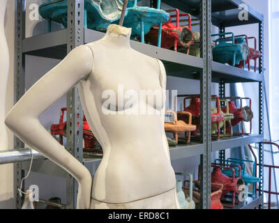 Ralph Pucci: The Art of the Mannequin Exhibit at the Museum of Arts and Design in Columbus Circle, NYC Stock Photo