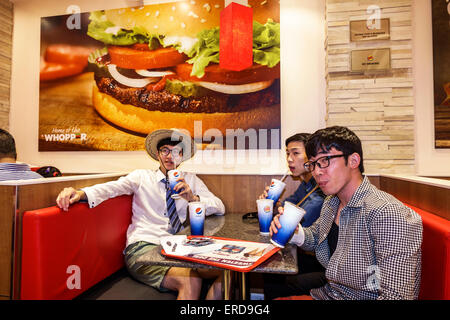 Mumbai India,Indian Asian,Lower Parel,High Street Phoenix,mall arcade,interior inside,restaurant restaurants food dining eating out cafe cafes bistro, Stock Photo