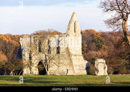 Newark Priory in Pyrford, Surrey. July 1967 Stock Photo Alamy