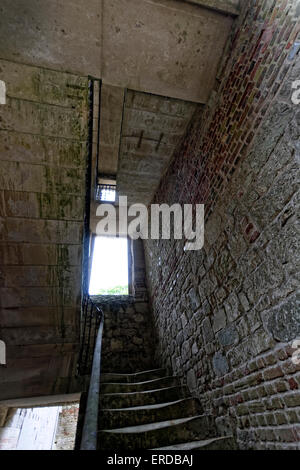 Appuldurcombe House is now a deserted shell, the mansion long abandoned but now cared for by English Heritage. Stock Photo