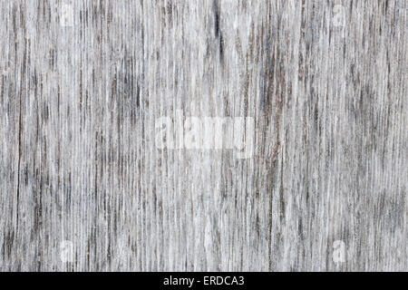 Gray wooden background of weathered distressed unpainted rustic wood showing woodgrain texture Stock Photo