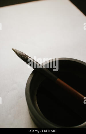 Chinese calligraphy Stock Photo