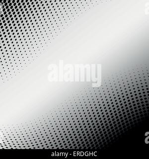 Vector illustration of dots black and white background Stock Vector