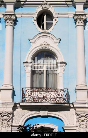 Renaissance balcony in Smolny orthodox monastery. Saint Petersburg, Russia Stock Photo