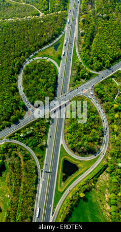 BAB A46 exit Erkrath, Erkrath, North Rhine-Westphalia, Germany Stock Photo