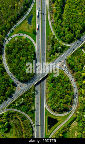 BAB A46 exit Erkrath, Erkrath, North Rhine-Westphalia, Germany Stock Photo