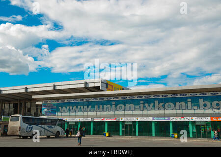 Long distance bus statiion, coach station, Sofia, Bulgaria, Europe Stock Photo