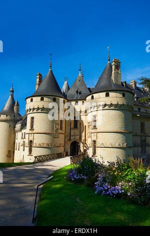 15th century castle Château de Chaumont, Chaumont-sur-Loire, Loir-et-Cher, France Stock Photo