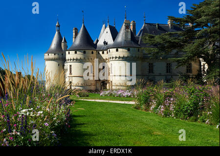 15th century castle Château de Chaumont, Chaumont-sur-Loire, Loir-et-Cher, France Stock Photo